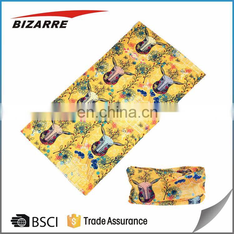 Manufacturers Custom Facemask Sublimated Sports Head Scarf For Female