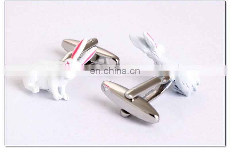Novelty Little Rabbit Shirt Cufflinks