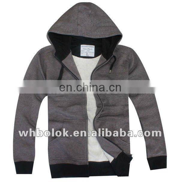 Custom European style cheap men hooded sweatshirts with hood+lining nap