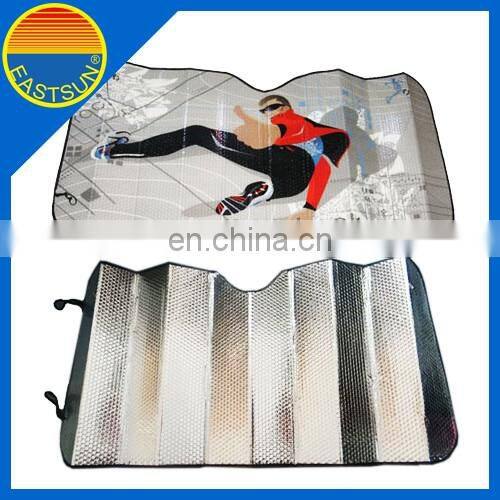 PE bubble colourful front window sunshade