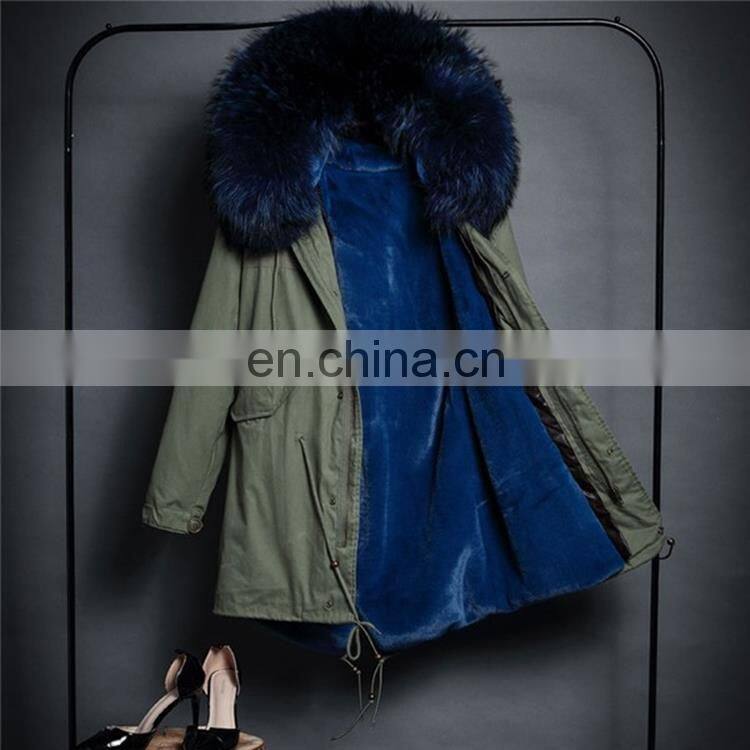 New arrival fur parka parka for women with great price