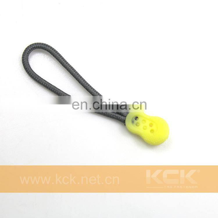 Silicone Zipper puller with cord,locking zipper sliders