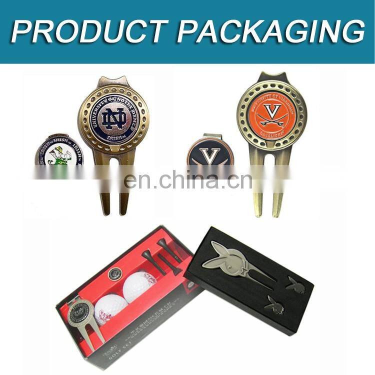 Bulk metal magnetic eco-friendly golf outil divot repair tools with custom