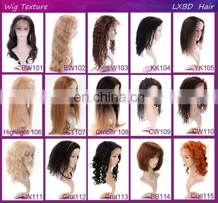 Top Grade Cheap Price Brazilian Virgin Human Hair Lace Front Wig