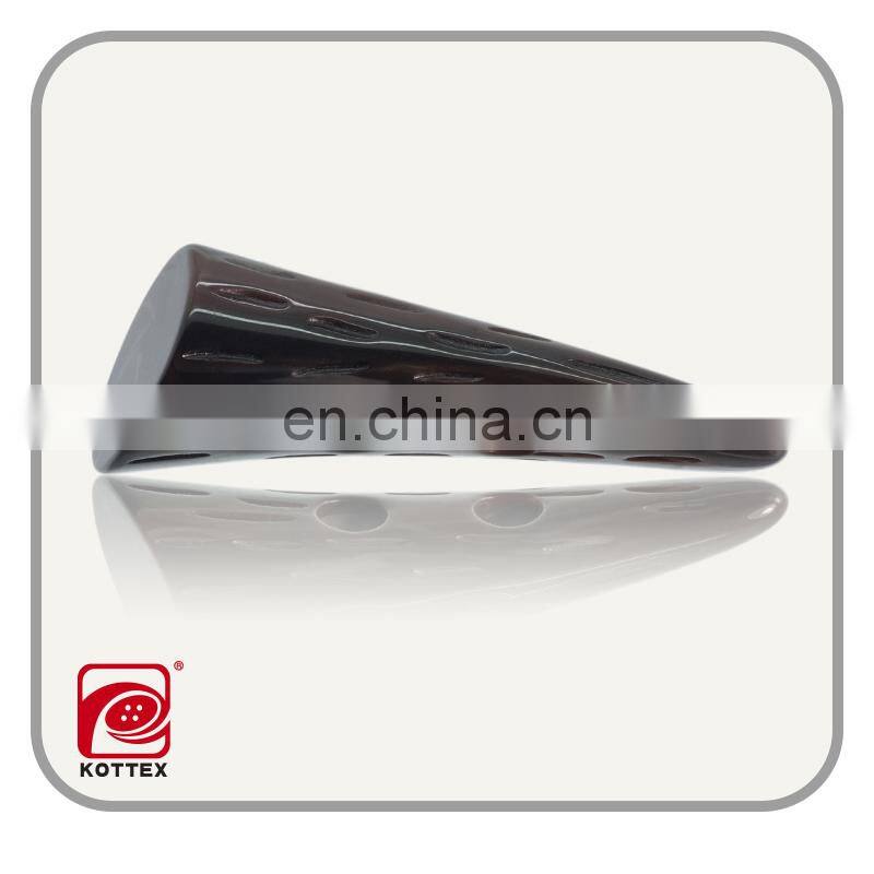 Custom plastic toggle button, leather horn toggle button