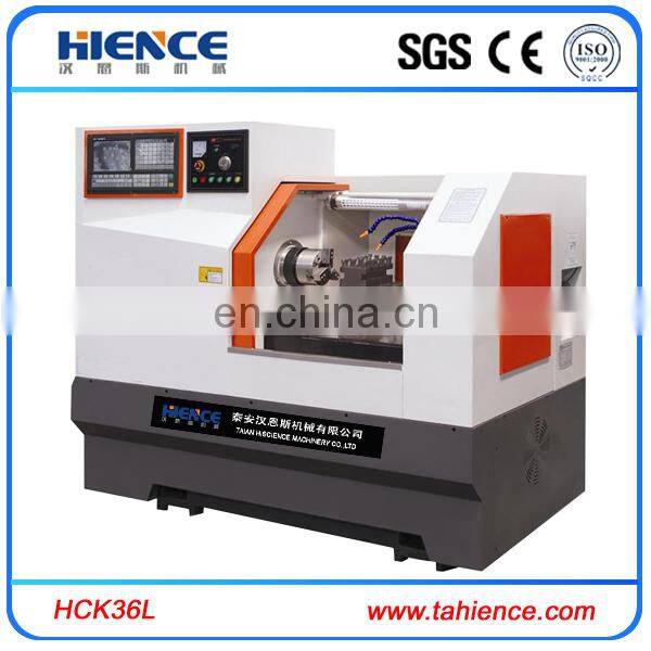 Super precision cnc lathe machine with gang type tool holder HCK36L