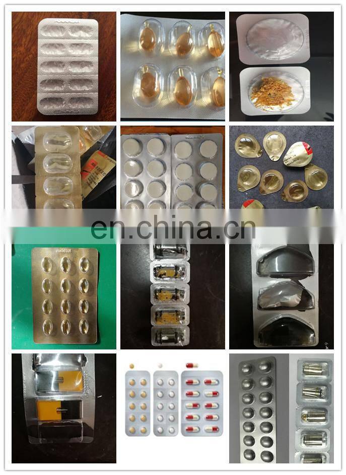 full automatic tablet/pill/capsule alu pvc alu blister packing machine Professional Plastic Shell Blister Packing Machine