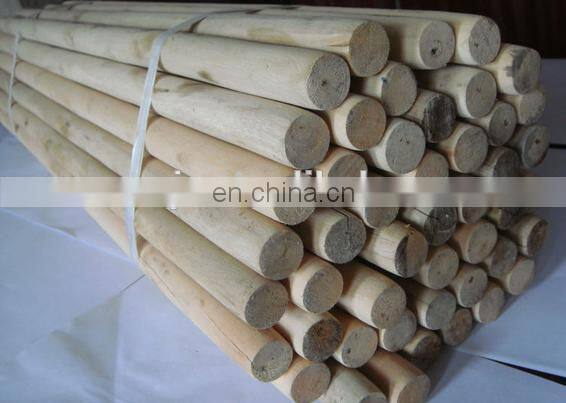 High Quality Threaded Wood Broom Handle Rod Mop Stick Maker Molding Equipment Wood Broom Stick Making Machine