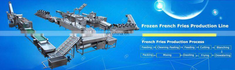 Manufacture of Electric Oil Water Frozen Lays Potato Chips Frying Making Machine Fingers French Fries Automatic Production Line