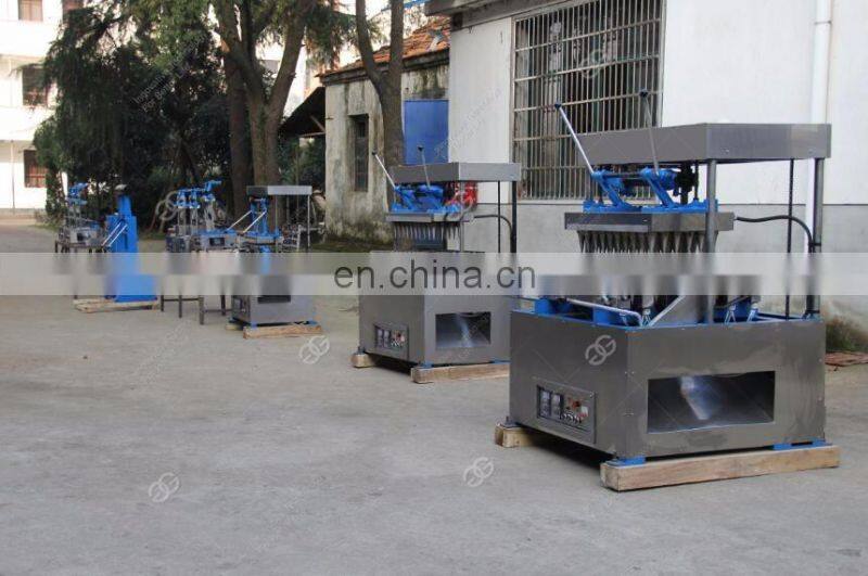Commercial Hot Sale Semi Automatic Sugar Wafer Pizza Cone Making Equipment Ice Cream Cone Machine