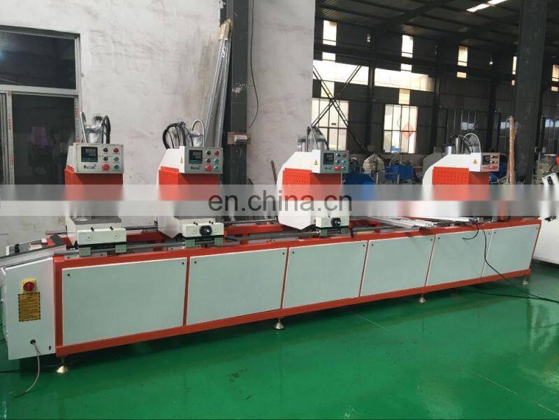 Four heads UPVC window fabrication machine