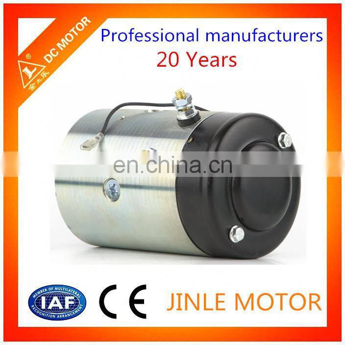 24v hydraulic dc brush motor for hydraulic power unit