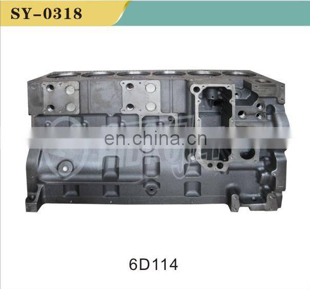 High Quality High Excavator Parts Cylinder Block for S6K Corrosion resistant