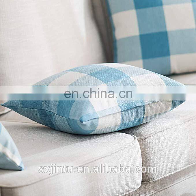 wholesale buffalo plaid throw pillow cover for Sofa