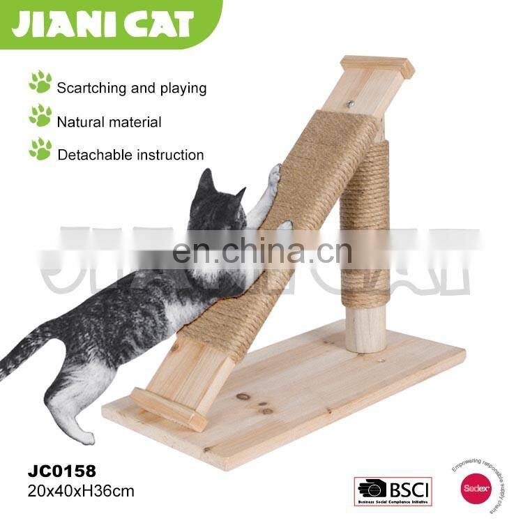 simple design,wooden cat house,cat scratcher