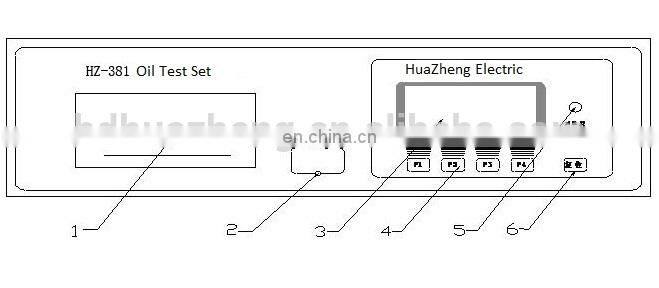 0-80Kv Oportable transformer oil testing machine Six cup portable insulating oil dielectric strength test apparatus