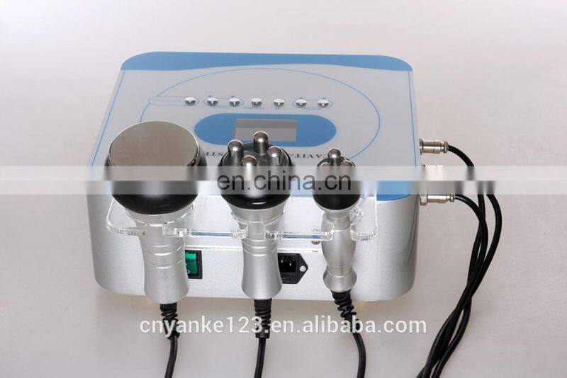 Professional 3 in 1 Multipolar RF radio frequency ultrasonic 40k cavitation body slimming machine