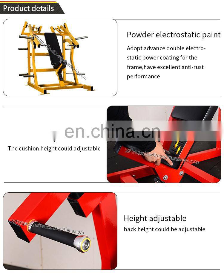 gym equipment plate loaded incline bench press