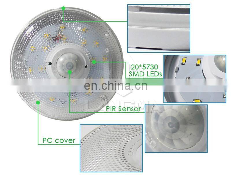 7W ceiling light Automatic Infrared PIR Motion Sensor Switch For Auto On Off LED Lights 100V To 220V