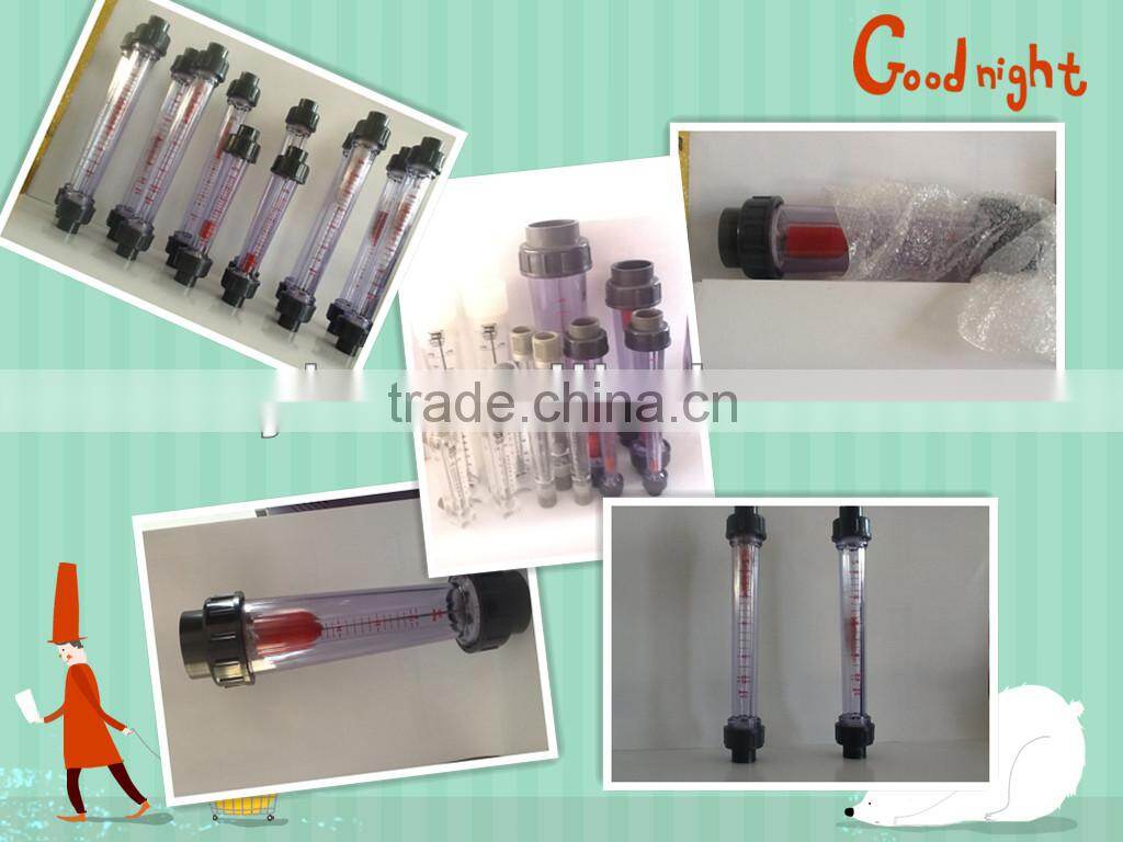 Durable Plastic Tube Flowmeter ,Variable Area Flowmeter