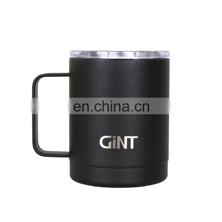 metal camping hiking sample portable lid outdoor double wall stainless steel tumbler coffee travel mug