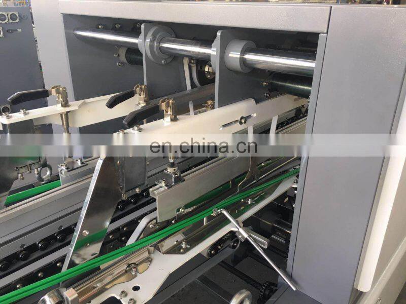1100-Straight line-double side-lock bottom-4&6 corner Folding Gluing Machine
