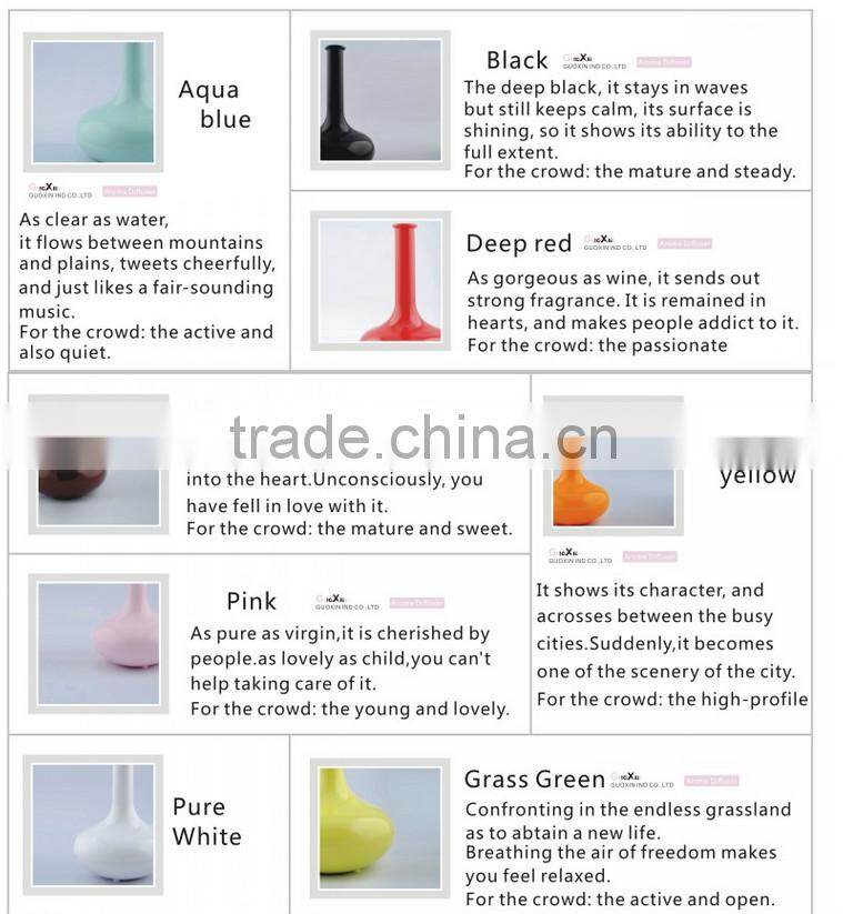 2015 fashion piano black mini portable oxygen diffuser