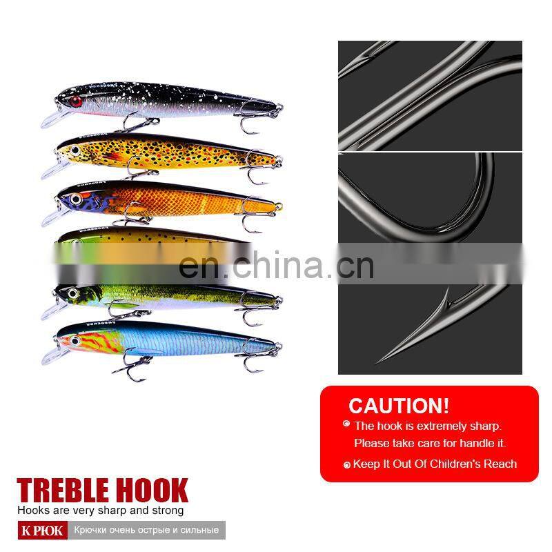 New floating lureABSPlastic artificial bait11cm/11gsea fishing lure hard bait lure segment minnow trout lure