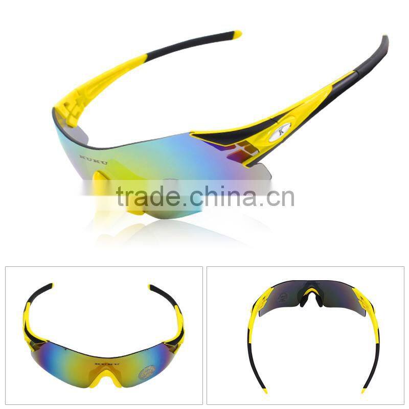 Hot summer promo new trendy bicycle sports sunglasses authentic riding glasses