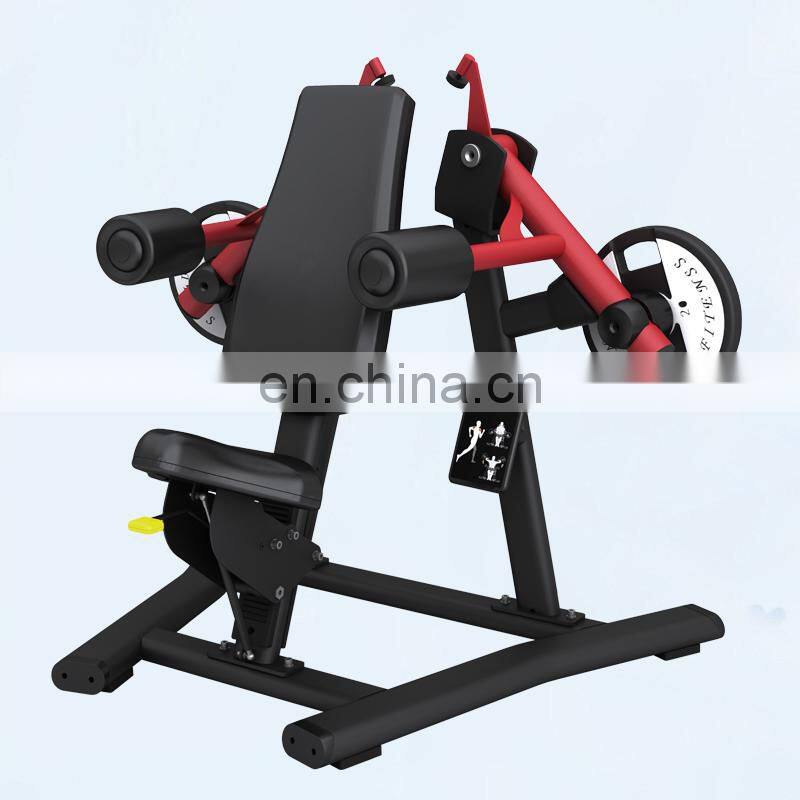 Cheaper Plate Loaded Gym Equipment CE Commercial Factory Direct Sports Shoulder Press Seated Lateral Raise Machine