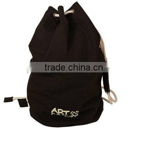 2014 Promotional canvas drawstring shopping bag