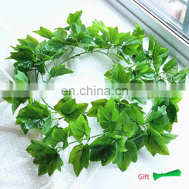 Green Silk Artificial Hanging Ivy Leaf Garland Plants Vine Leaves Diy For Home Decoration Garden Party Decor