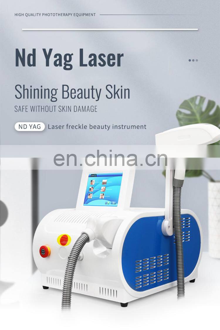 Hot Sale Item Q-switched ND YAG Laser Tattoo Removal Carbon Peeling Black Doll Laser Machine