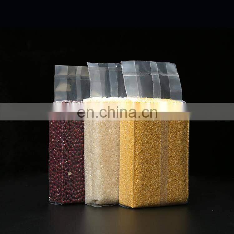 Food grade Custom logo transparent laminated vacuum seal packaging bags vacuum food pack plastic bags