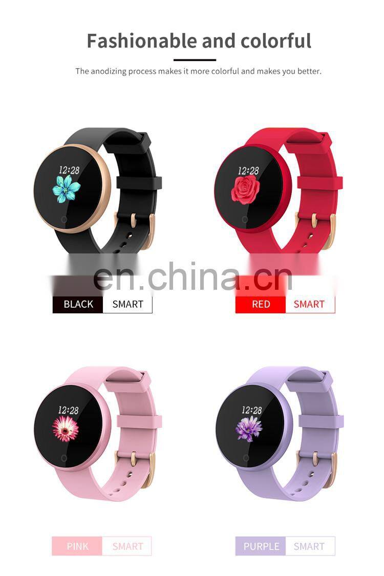 skmei b36 beautiful wrist smart for women sport watch heart rate