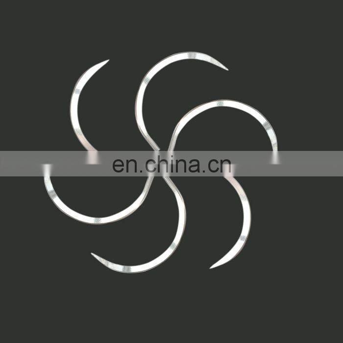 HDK Surgical Suture with Needle 420/304 Stainless Steel 1/2 3/8 1/4 round cutting reverse