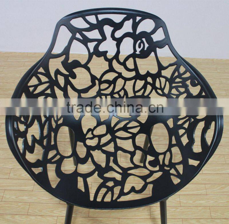 Luxury outdoor furniture flower back forest garden chair