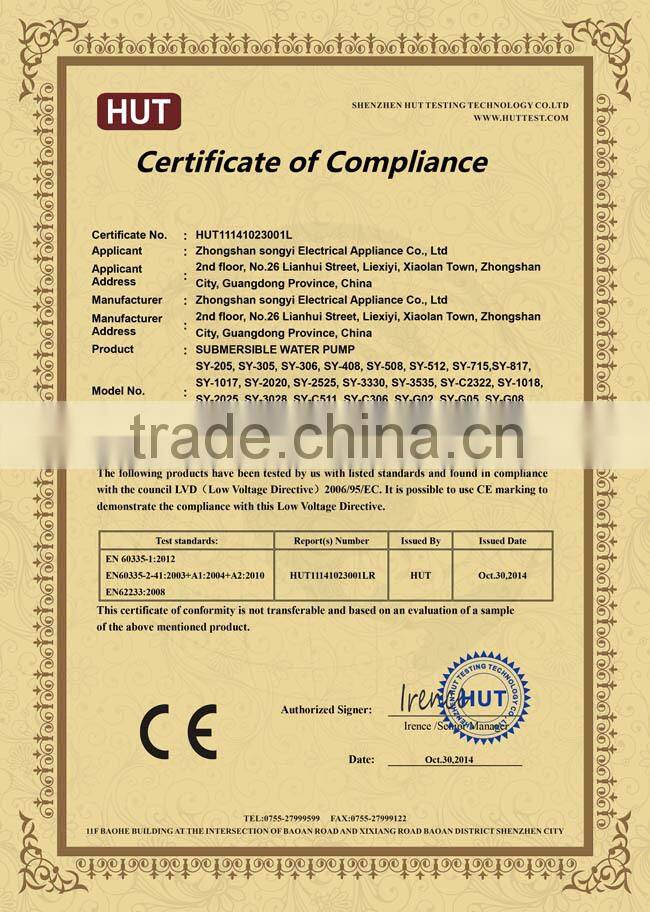 electric automatic submersible aquarium pumps