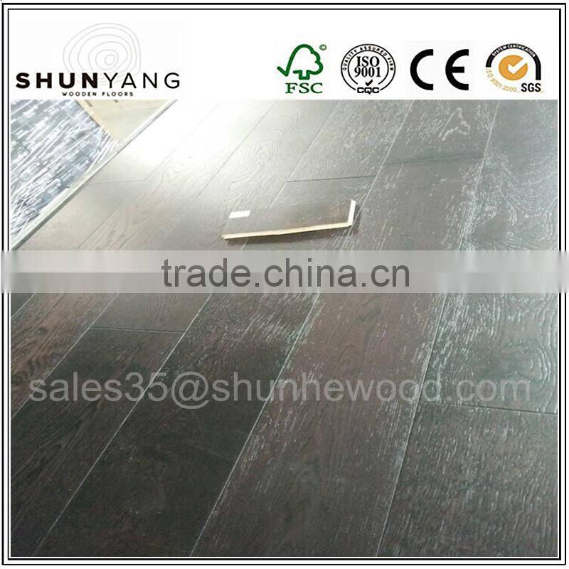 Factory Offer Matt Gloss Engineered Dark Oak Wood Flooring