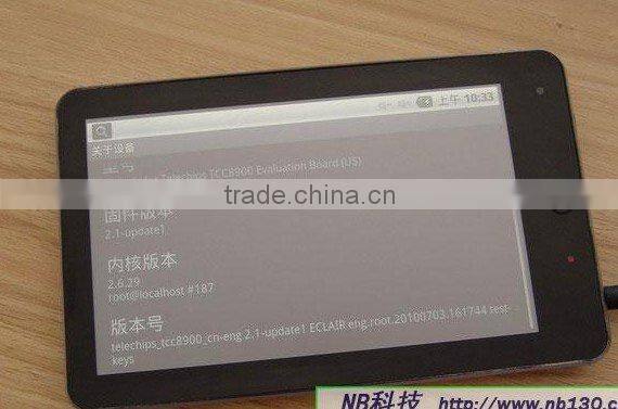 7 inch tablet pc ,MID TCC8902,Android2.1,wifi