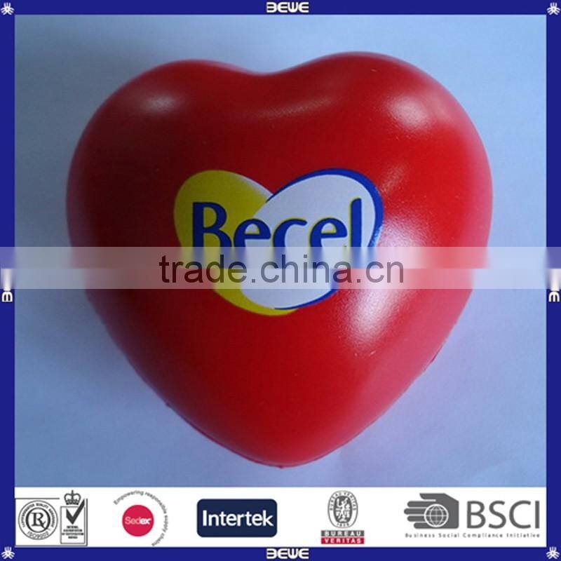 logo printed bus pu foam anti stress ball