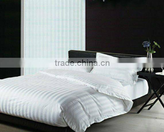 Pure cotton sateen hotel bedding fabric solid dyeing