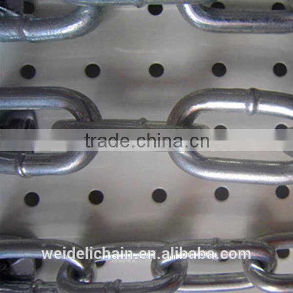 1/4" small stainless steel short link chain