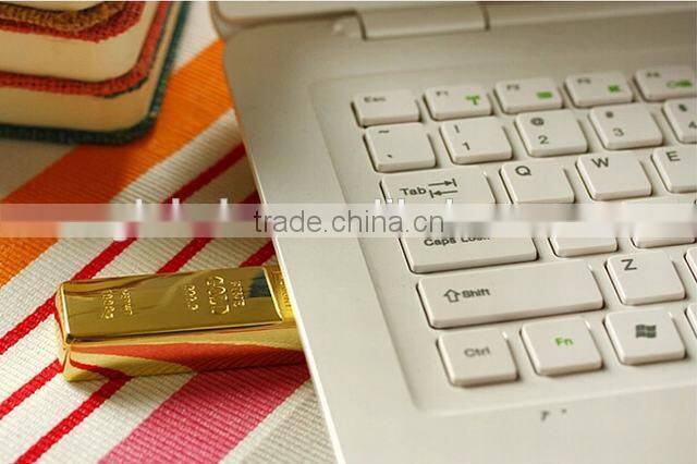 100% real capacity Gold Bar USB Thumb Drive 4-64GB