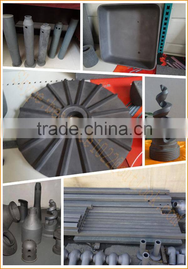 1600 Degress Celsius Silicon Carbide Crucible