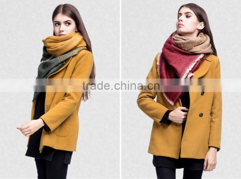 Wholesale New Designer Acrylic Chevron Fashion Winter Women Shawl