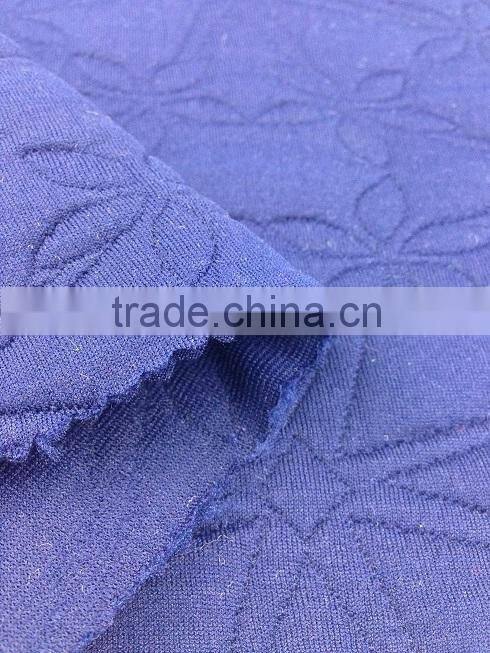 china high quality polyester jacquard kintted fabri for garment