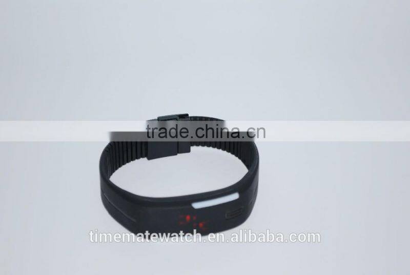 Fashion wrist watch water resistant cheap LED watch