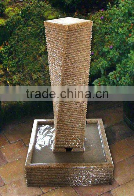 granite stone fountains water spout