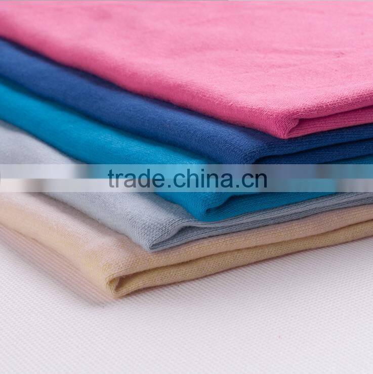 2016 Special Supply 100% Cotton Slub Knitted Hosiery Fabric 2*2 rib